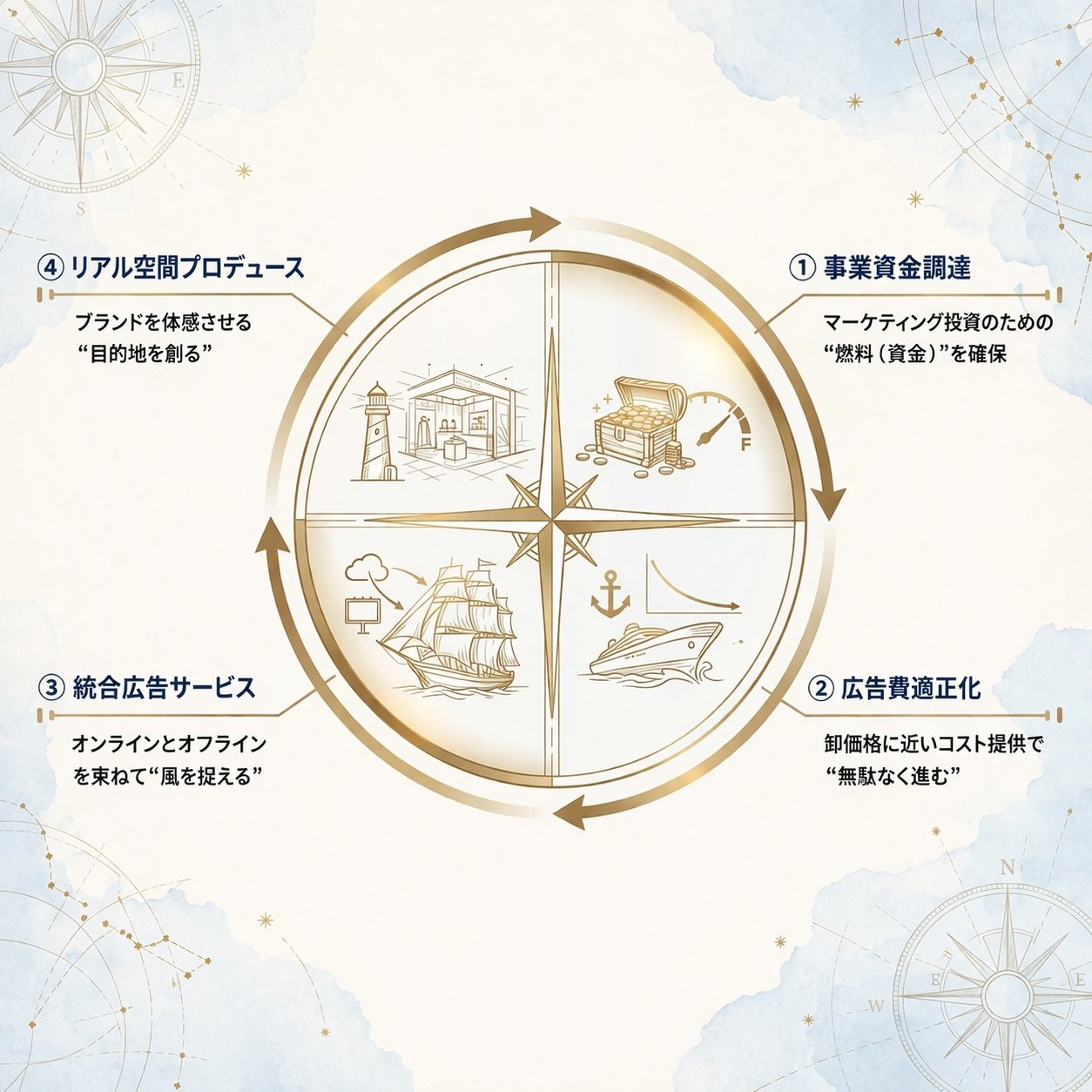 4軸統合支援モデル 円環図